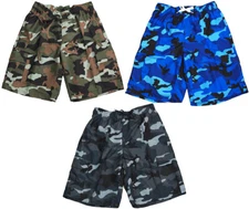 Norty Mens Camouflage Cargo Watershort Swim Suit Boardshort Swim Trunks