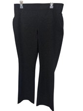 Simply Vera Vera Wang gray bootcut elastic waist pants size XL
