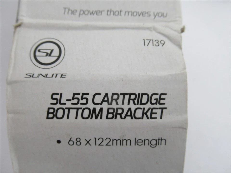 Soporte inferior de cartucho cónico cuadrado Sunlite 17139, SL-55, 68 x 122 mm Foto 2 de 2