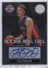 2012-13 Totally Certified Rookie Roll Call Silver Kyle Singler #50 Auto 1n6x
