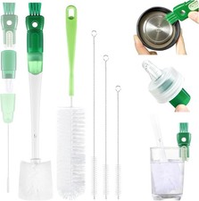 5 Pack Bottle Brush Set, 5 in 1 Water Bottle Cleaning Brush, Long Handle Narrow