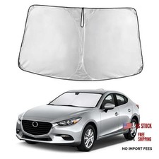 Windshield Sun Shade Fit for 2014-2024 2026 3 Sunshade, 3 2014-2026 Mazda