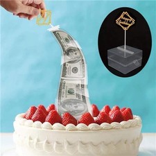 Soldi Torta Estraibile Kit Salvadanaio Compleanno per Contanti Regalo Soldi Tirare Torta Kit