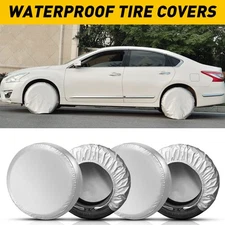 Waterproof Tire Covers Set Of 4 Wheel&Tyre RV Trailer Camper Sun Protector 28"