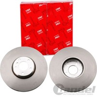 2X TRW Bremsscheiben 374Mm Vorne Links Rechts Passend FÜR BMW 5 7