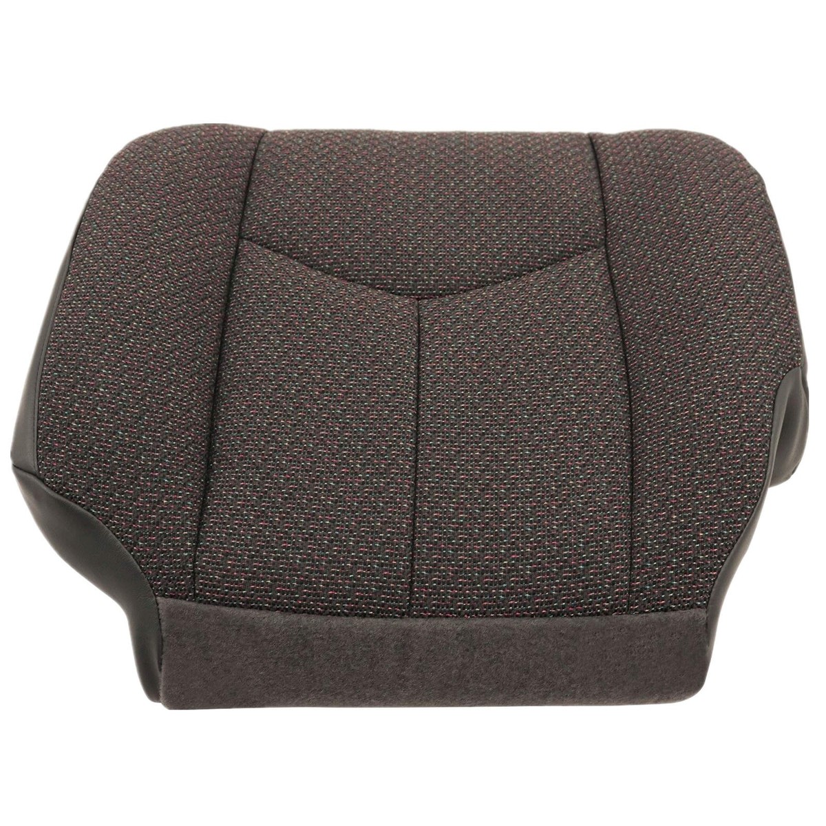 Soillar OEM Replacement Driver Bottom Seat Cover – Dark Pewter Gray Cloth For GMC Sierra / Chevy Silverado 2003-2007