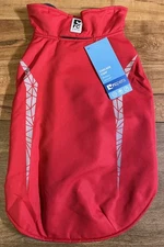 NWT RC Pet Cascade Jacket Dog Coat Size 16 Fleece Lined Water Resistant Red