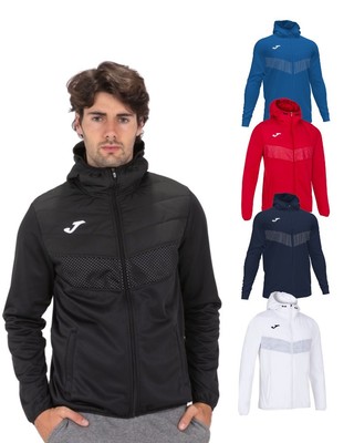 Joma Berna 2 Sport Jacke Light jacket Herren Reißverschlusstaschen Kapuze 