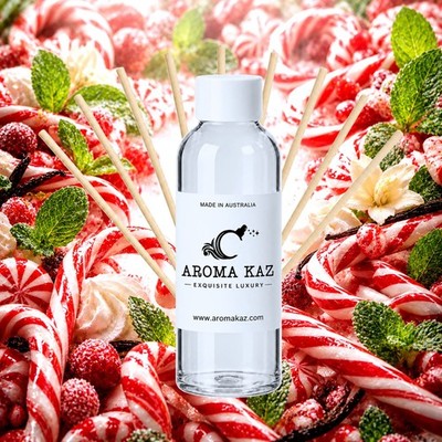 Candy Cane Reed Diffuser Oil Refill Vegan Alcohol-Free 3 Sizes