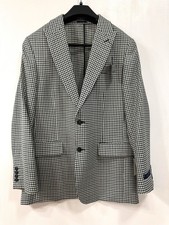 NEW Stafford Wool Blend Sport Coat Blazer Jacket Green Mens 40R 198 Houndstooth