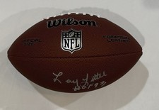Larry Little Miami Dolphins Signed Wilson NFL Football w/HOF'93 - Schwartz COA