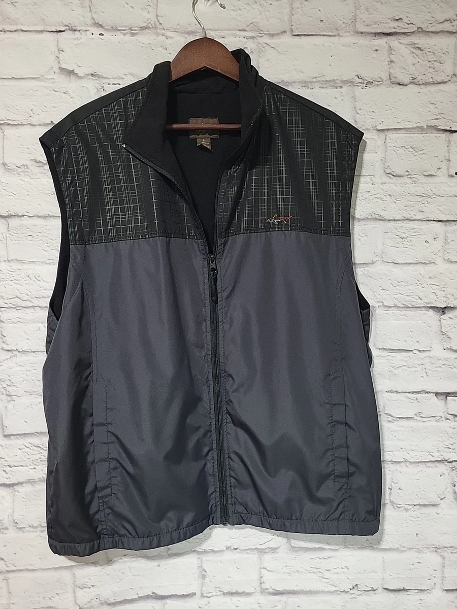 Gilet Sans Manches Greg Norman Beige, Taille L, Coupe-vent 1/2 Zip - état Très Bon