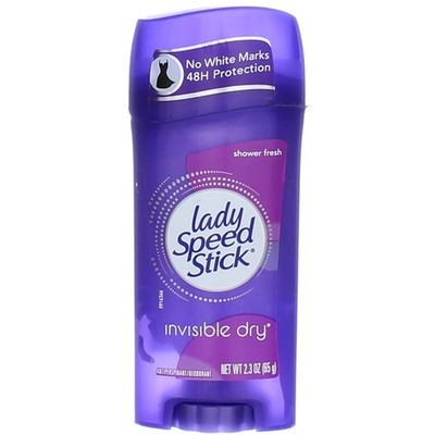 Lady Speed Stick Invisible Dry Anti-Perspirant Deodorant, Shower Fresh, 2.3 Oz