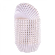 300 pirottini BIANCHI in carta forno per Cupcake, muffin, DOLCI 7x2,5cm