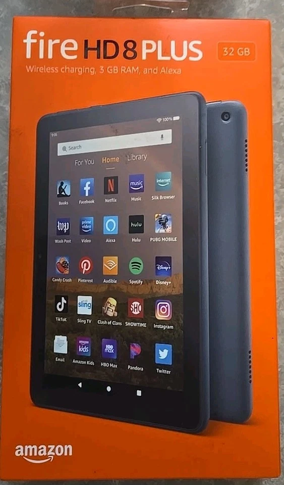 🔥 Amazon Kindle Fire HD 8 Plus Tablet 8" Display 10th Gen With Alexa 32GB SLATE - Image 2 of 4