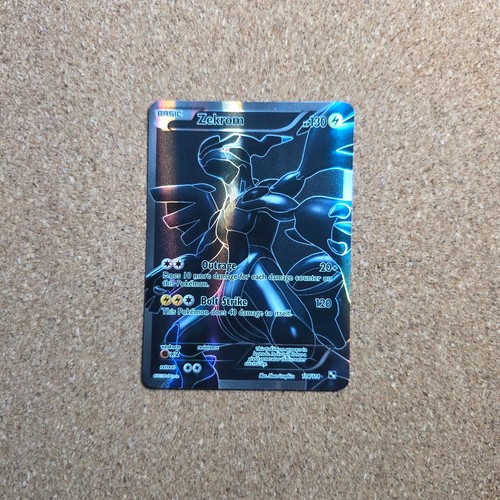 #1 Zekrom (Full Art) Black and White Ultra Rare 114 Pokemon TCG *B4