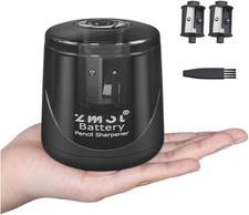 ZMOL Battery Electric Pencil Sharpener – Fast, Portable, Kids & School