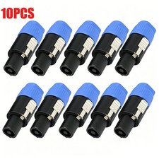 4Pole Speakon Twist Lock Plug with Neutrik NL4FC NL4FX NLT4X Audio Speaker Cable