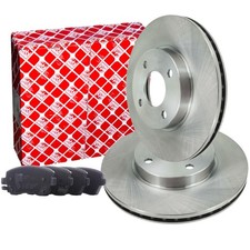 FEBI Bremsscheiben 260mm Beläge Satz Vorne für NISSAN NOTE E12 MICRA IV K13