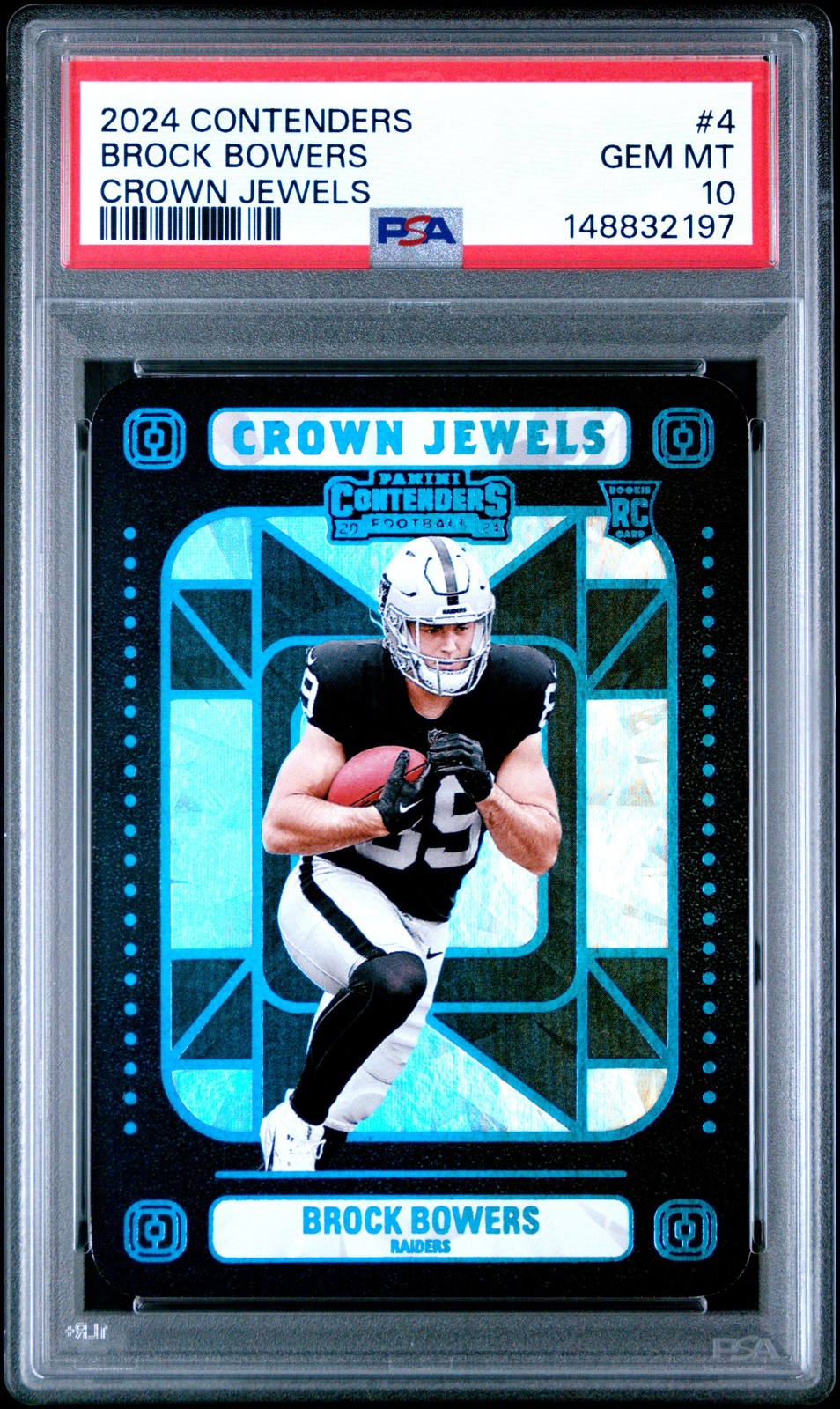 Brock Bowers Panini Contenders Crown Jewels #4 Base