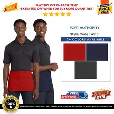 Port Authority A515 Unisex Adults 100 Cotton twill Waist Apron With Pockets