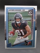 2025 Panini Donruss Optic Football Jayden Higgins Rated Rookie #225 Texans