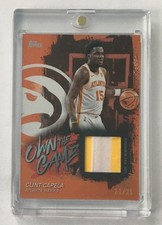 2025-26 Topps Clint Capela #d 21/25 Orange Rainbow Foil Own The Game SP Insert