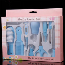 Baby Health Care Set-10Pcs/Set, Portable Newborn Baby Tool Kits Kids Grooming Ki