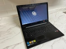 Lenovo AMD Laptop computer black Linux mint