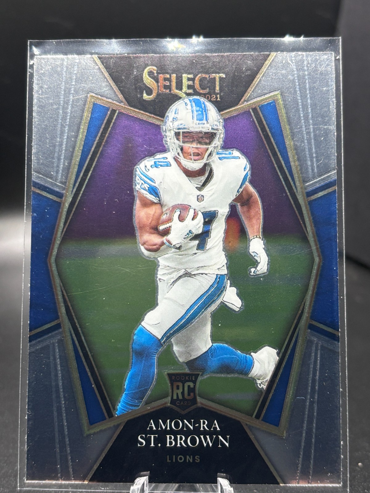 2021 Panini Select - Premier Level #173 Amon-Ra St. Brown (RC) Detroit Lions RC