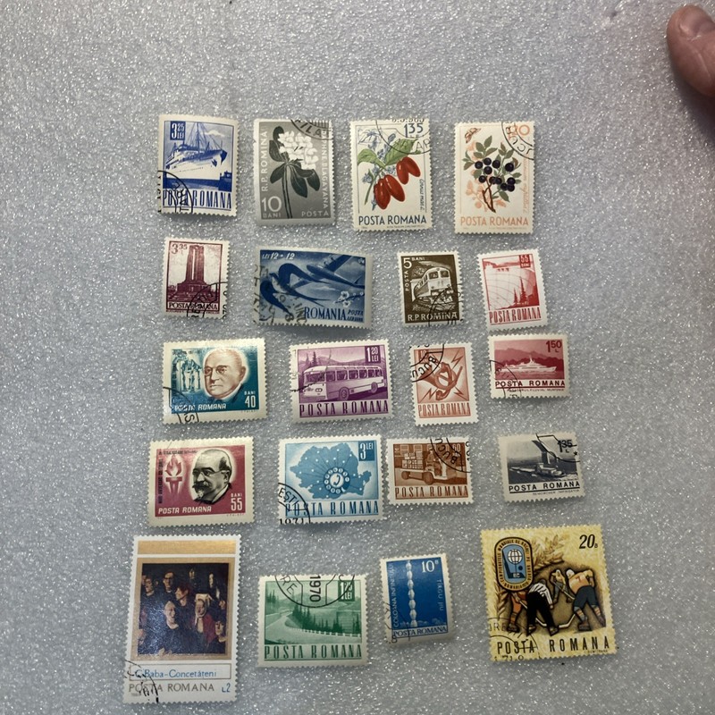 20 Romania/ Romina Posta Romana 1945-1975 varied Stamps. $1 Ships, A DEAL! LOOK!