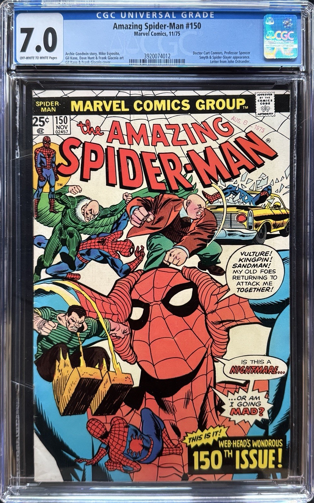 Amazing Spider-Man #150 Value - GoCollect