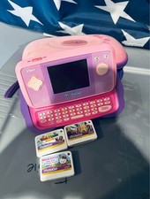 VTech MobiGo Touch Learning System Pink  Purple: Game Cartridge Tested  WORKS