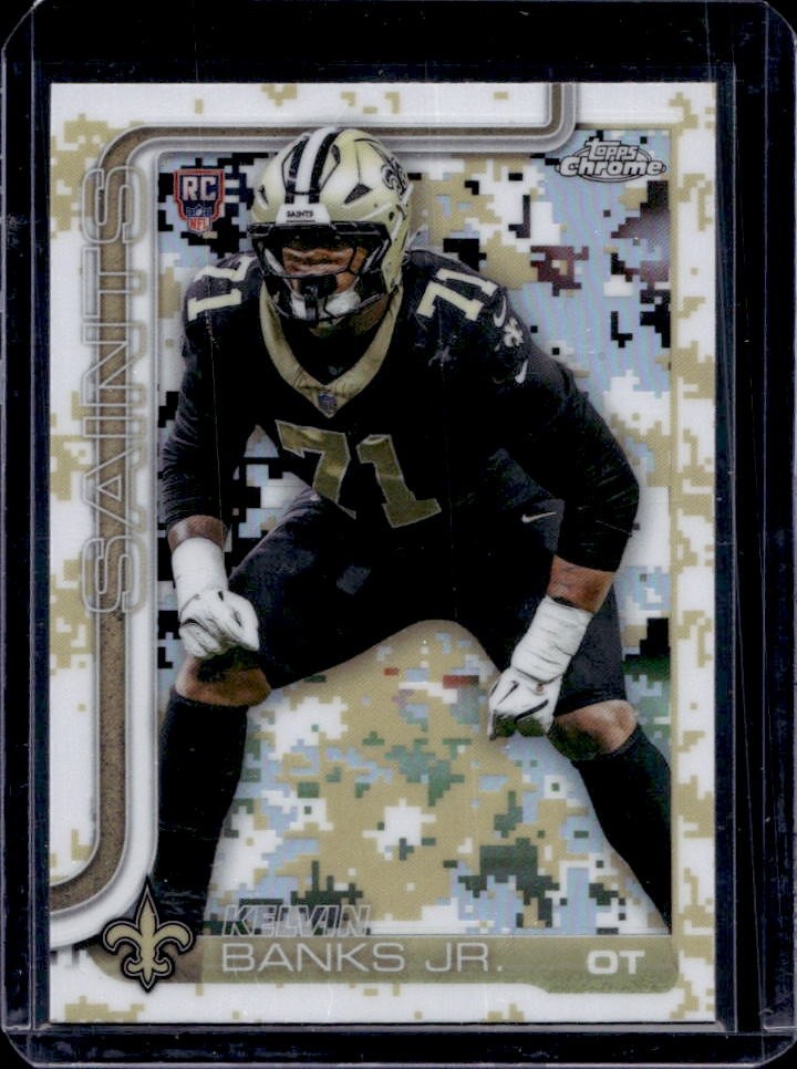 Kelvin Banks Topps Chrome #378 Team Camo