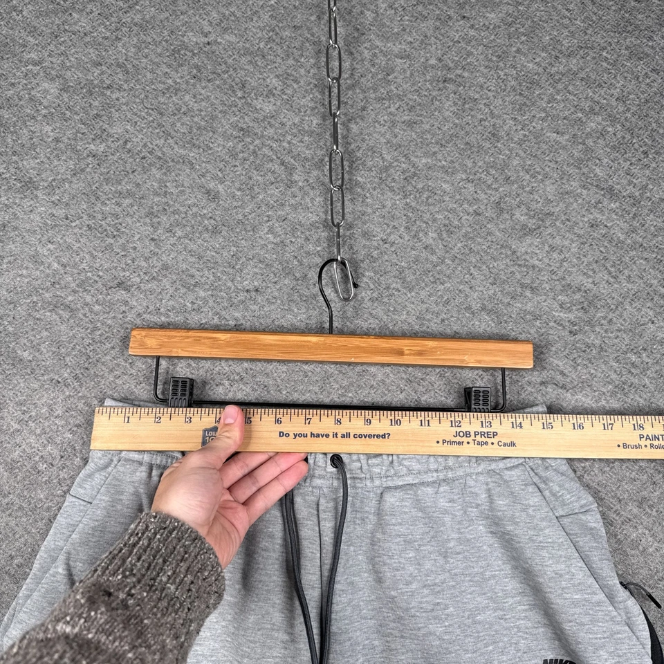 Шорты мужские флисовые Nike Sportswear Tech большие L серые на шнурке 928513-063 - Изображение 3 из 4