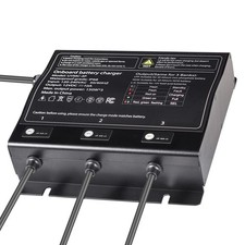 3-Bank 10A 12V Smart Marine Battery Charger Onboard IP68 Waterproof Boat RV