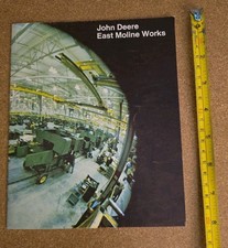 John Deere East Moline Works Vintage Booklet Brochure Combines Illustrated