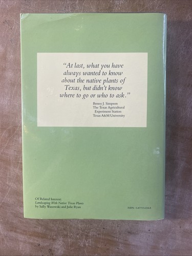 How to Grow Native Plants of Texas & The Southwest Jill Nokes 1986 HC DJ - Picture 13 of 17