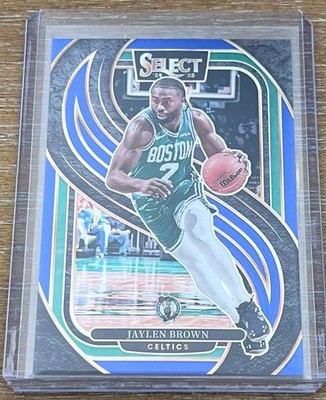 JAYLEN BROWN 24-25 Panini Select BLUE STARS PRIZM PARALLEL #09/20 BOSTON CELTICS