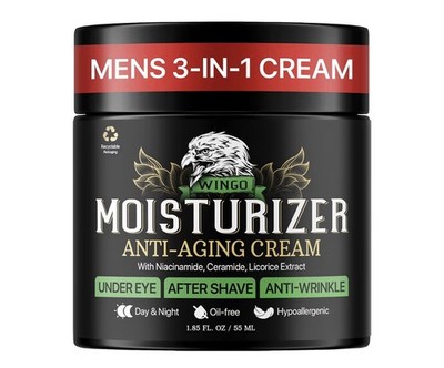 Mens Face Moisturizer Anti-Aging Cream -light Weight After Shave Lotion For Men 