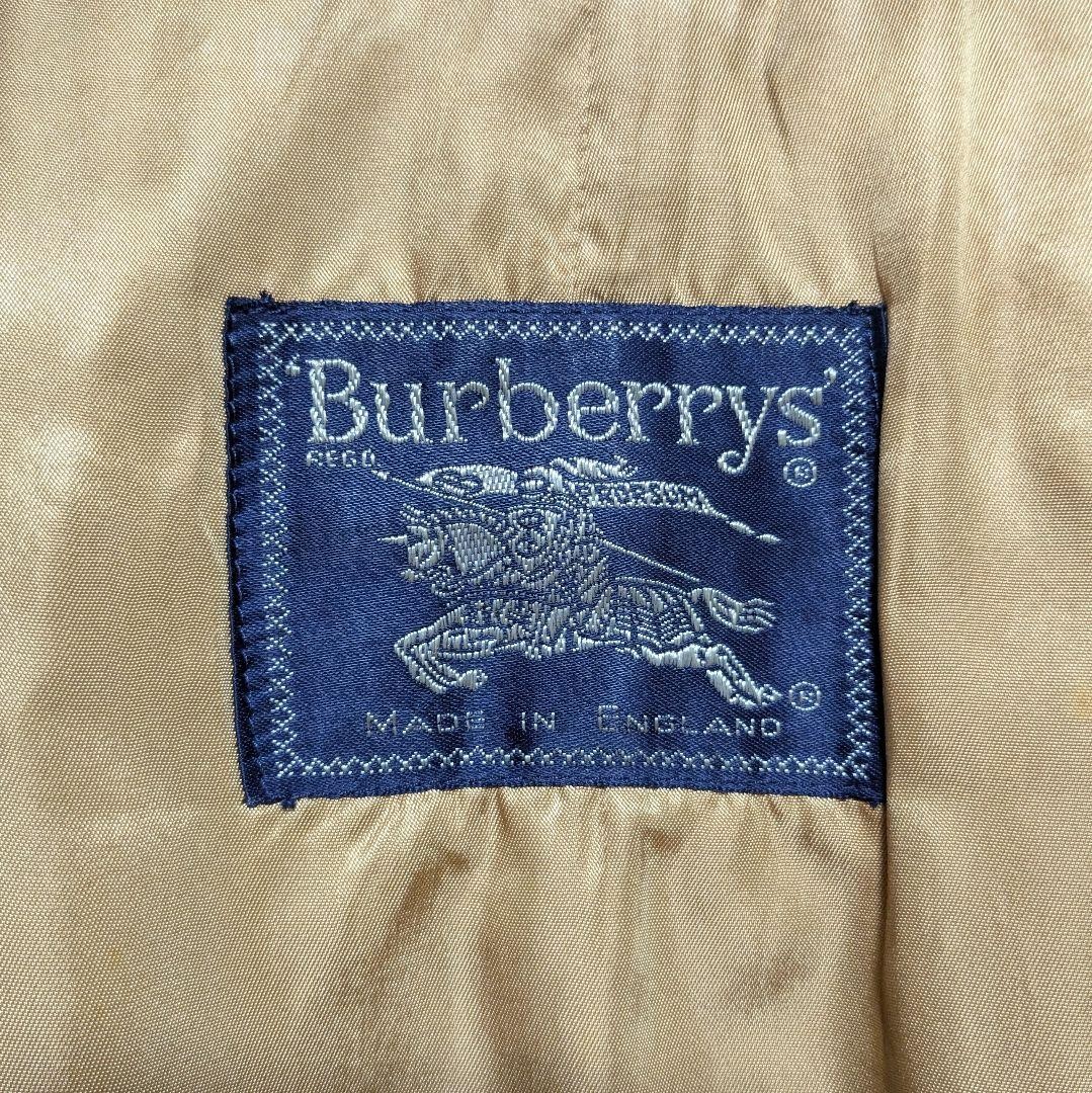 Burberrys Vintage 80s 90s Balmacaan Coat Made in England Beige Mens Size M thumbnail 13