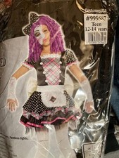 Besch&auml;digte kaputte Puppe M&auml;dchen Halloween Kost&uuml;m Kinder Kinderkost&uuml;m