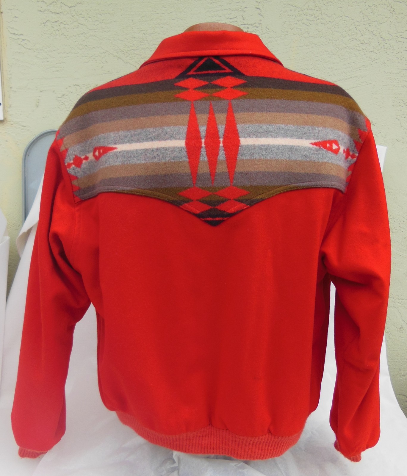 Pendleton High Grade Western Ware Red Southwester… - image 2