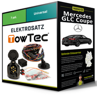 Elektrosatz 7-Pol Universell für Mercedes GLC Coupe 06.2016-05.2019 NEU