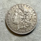 1886 O Morgan Dollar VF Very Fine 90% Silver $1 US Coin Collectible. 8324