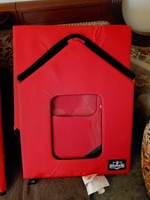 Cat House Shelter, 2 Clear Door flaps, Heating Pad Indoor Outdoor by Petmaker