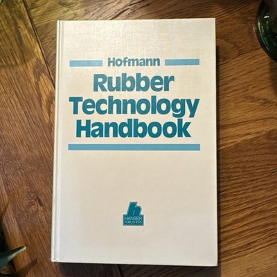 Rubber Technology Handbook by Werner Hofmann Ex-Library Marking Stamp Inside