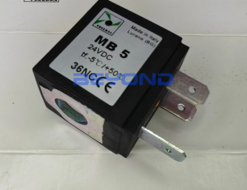 2PCS New For Black solenoid valve coil MB56 AC24V MB58 AC220V 50-60Hz MB 5 DC24V