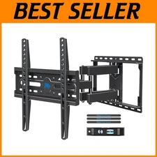 Sturdy Metal Articulating TV Wall Mount for 32-65 Inch TVs, 99 lbs Capacity