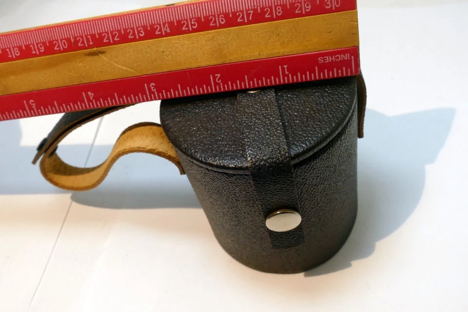 Estuche de lentes rígidos Carl Zeiss Jenna para 50 mm f2,8 f2,6 - vintage Foto 3 de 4